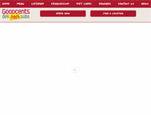 Tablet Screenshot of goodcentssubs.com